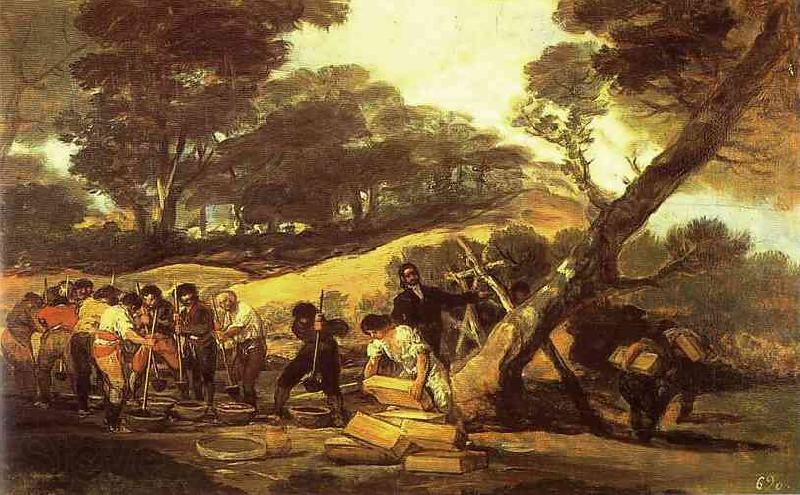 Francisco Jose de Goya Powder Factory in the Sierra. France oil painting art